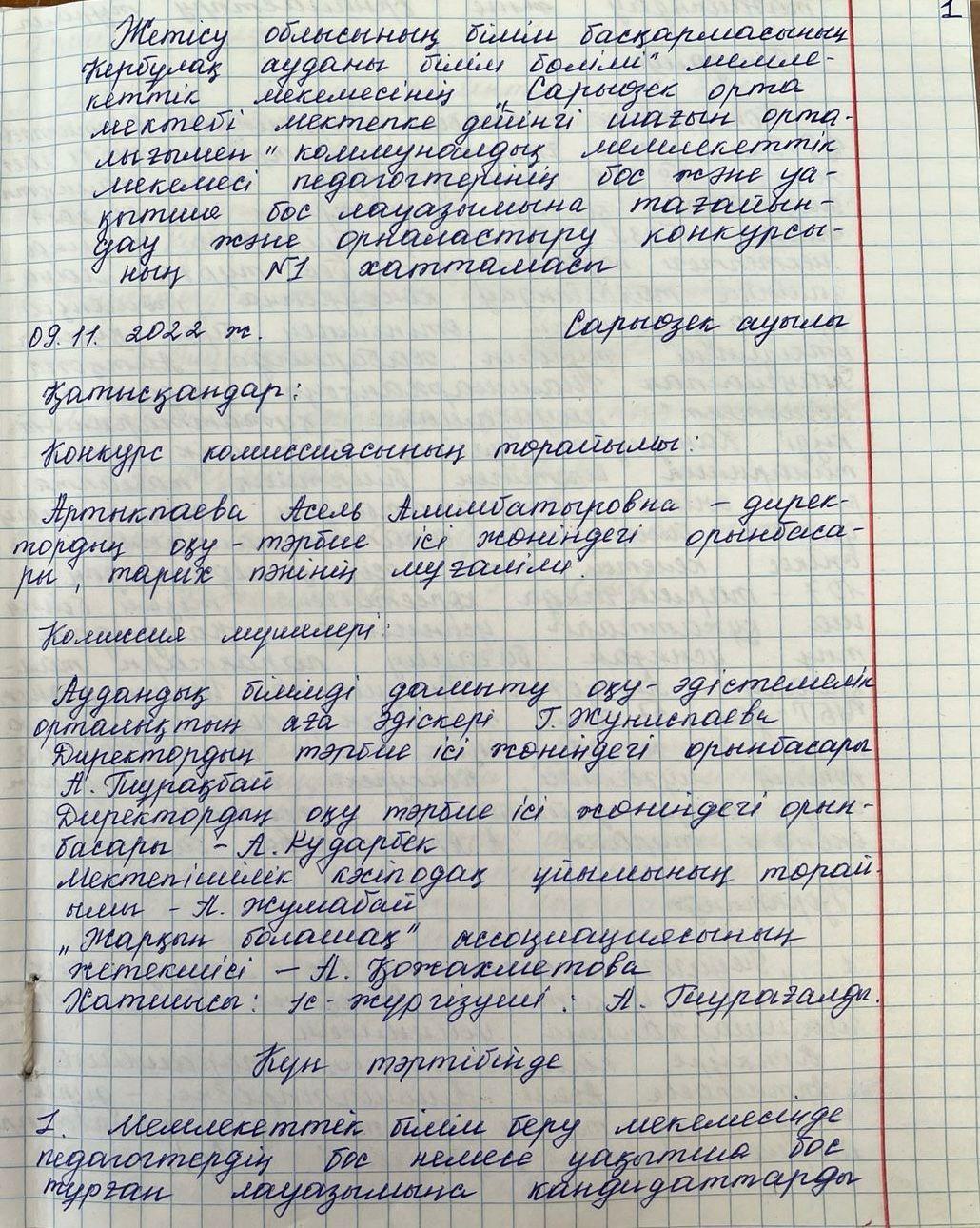 Конкурс нәтижесі