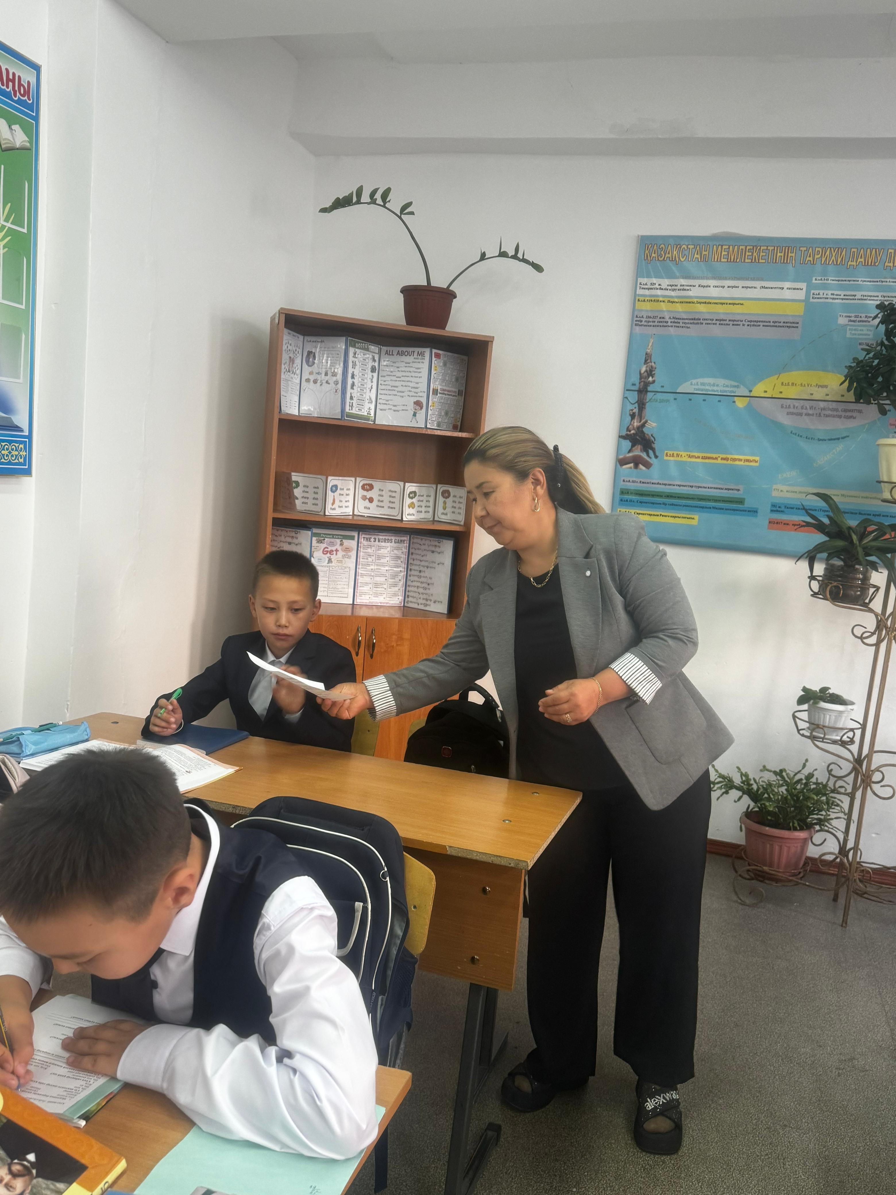 "Менің мектепке көзқарасым" тақырыбында 5 сынып білім алушыларынан сауалнама алынды.