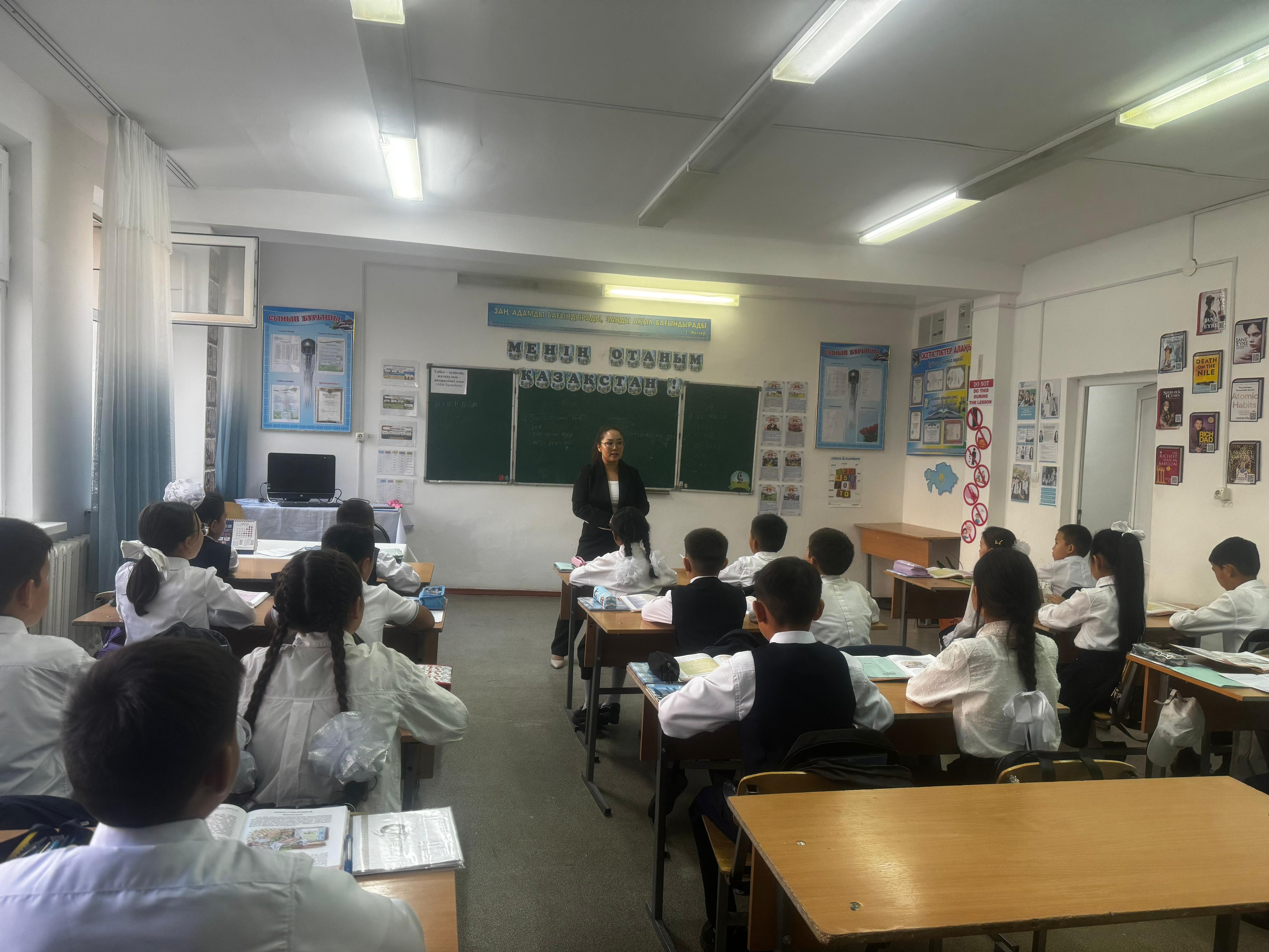 "Менің мектепке көзқарасым" тақырыбында 5 сынып білім алушыларынан сауалнама алынды.